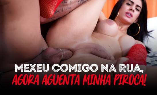 Mexeu com a travesti na rua e acabou comendo seu cuzinho