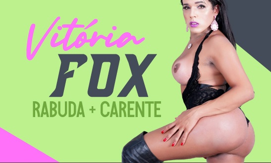 Vitória Fox rabuda e carente em cena solo