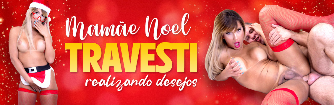 Mamãe Noel travesti realizando desejos